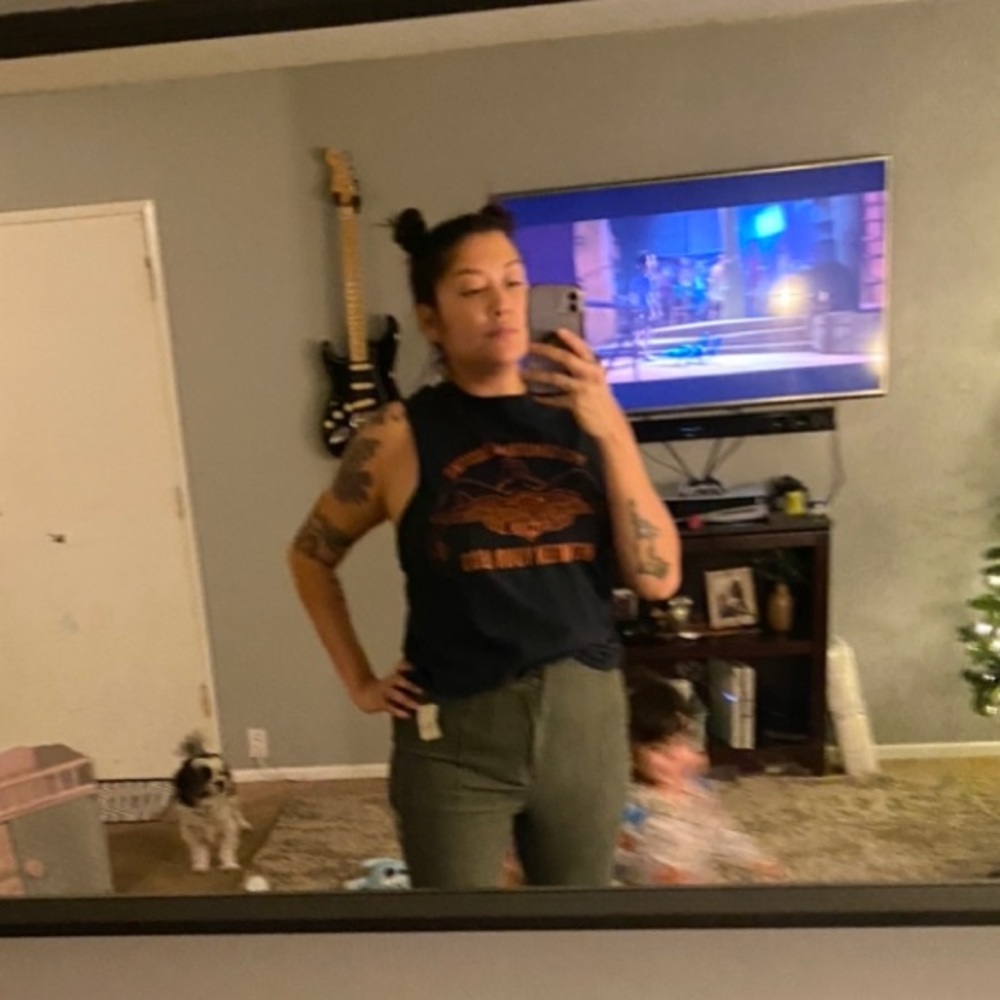 Free people Jayde Cord flare jeans - green